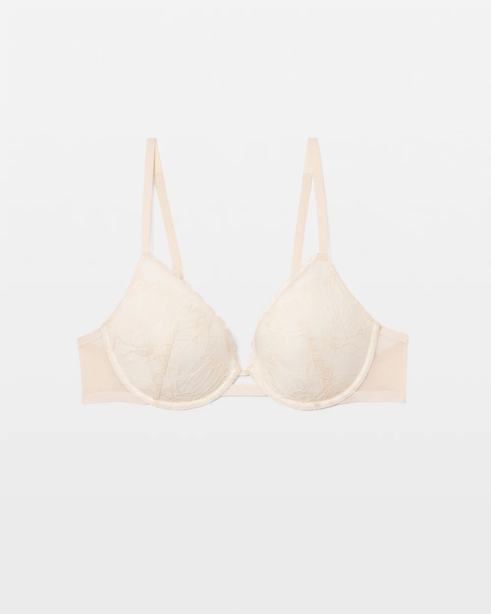 Plunge Bra with Lace - PALE SAND | Soma Women