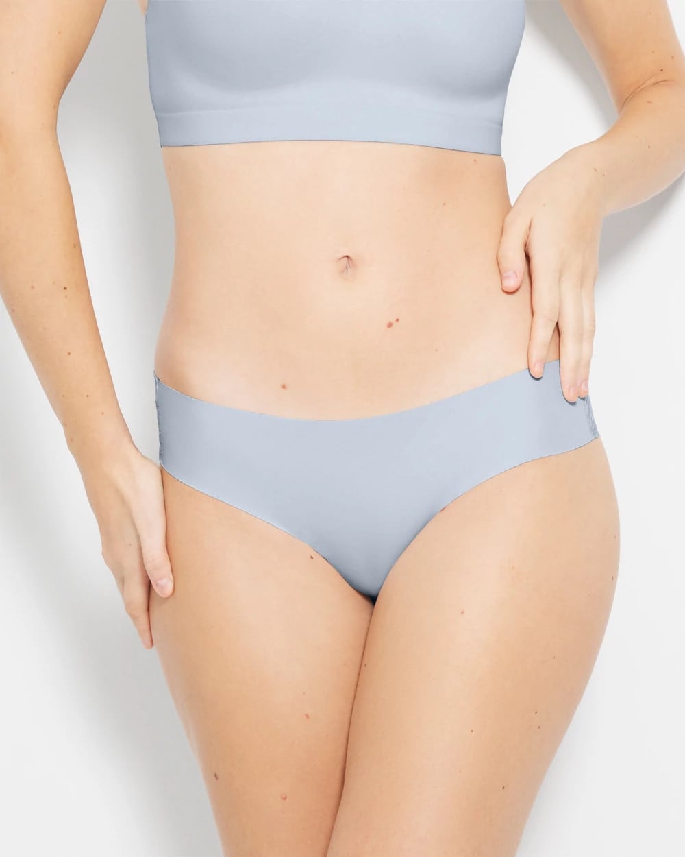 Cheeky Hipster Panty with Lace Back - BLUE MIST | Soma Women