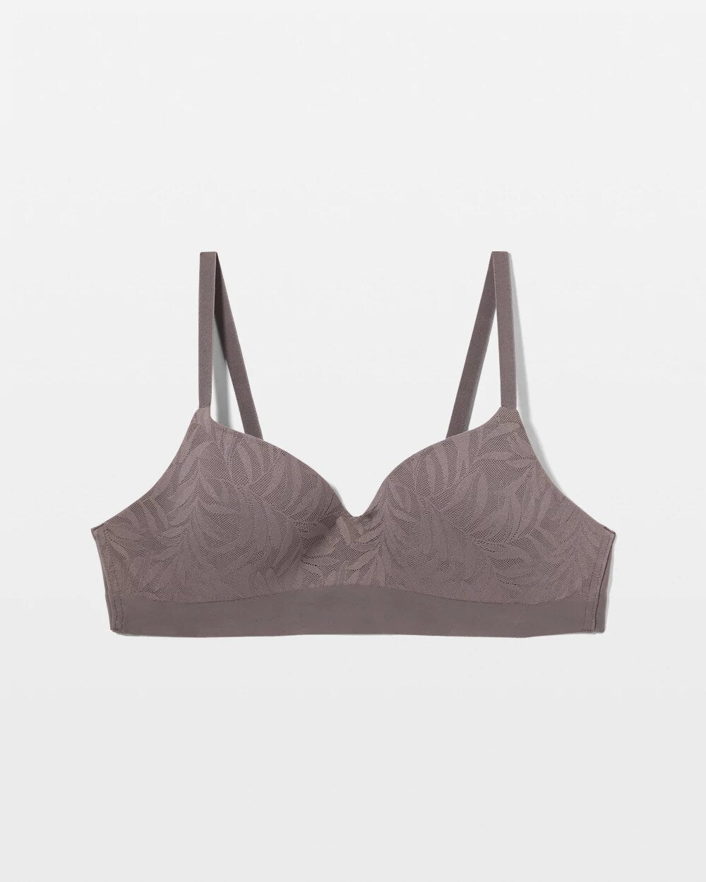 Wireless Bra with Lace - GRAY ABYSS | Soma Women