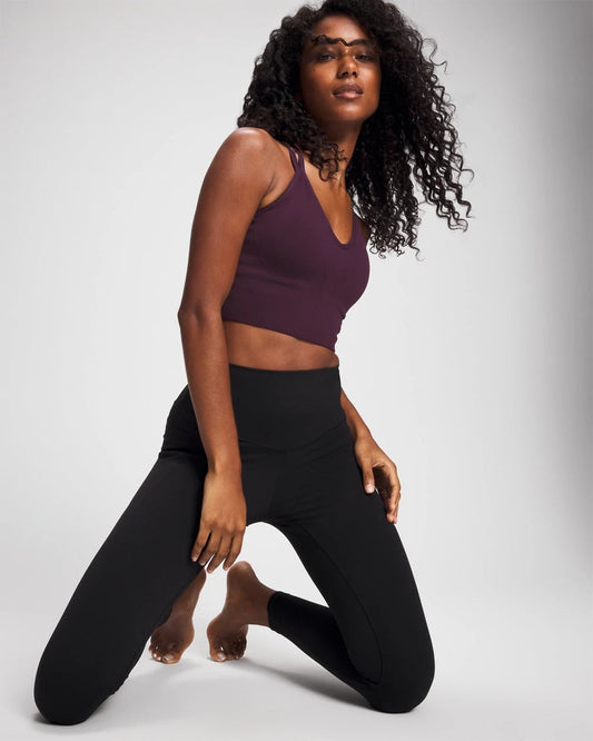 Longline Bra with Strappy Back - PLUM PERFECT | Soma Women