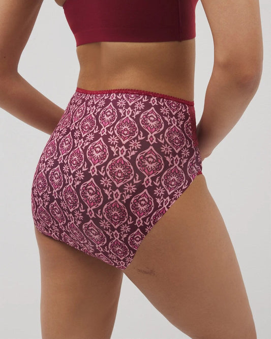Vanishing Edge Microfiber Modern Brief Panty with Lace - PLENTIFUL PIECES KISS | Soma Women