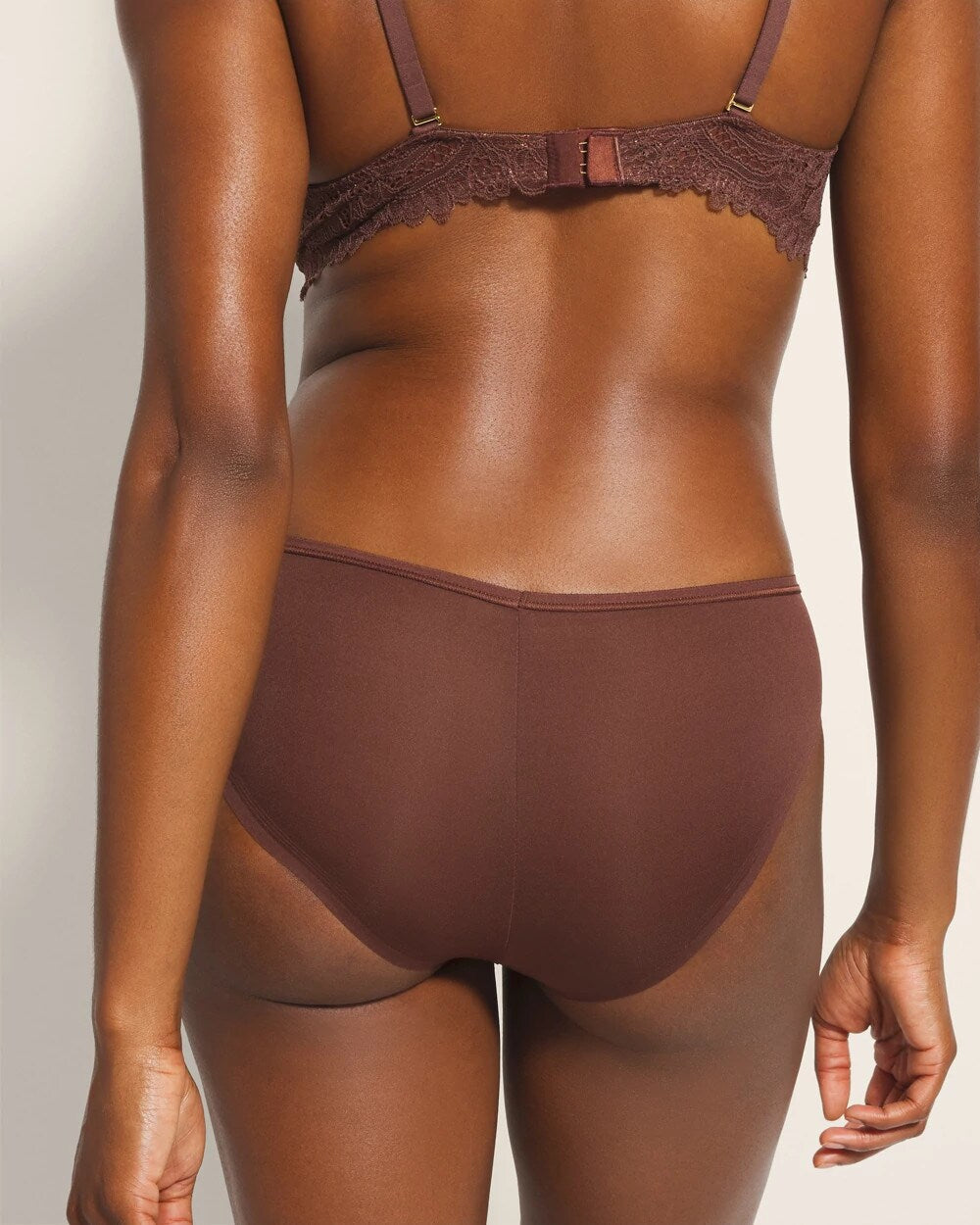 Cheeky Panty with Lace - MOCHA | Soma Women