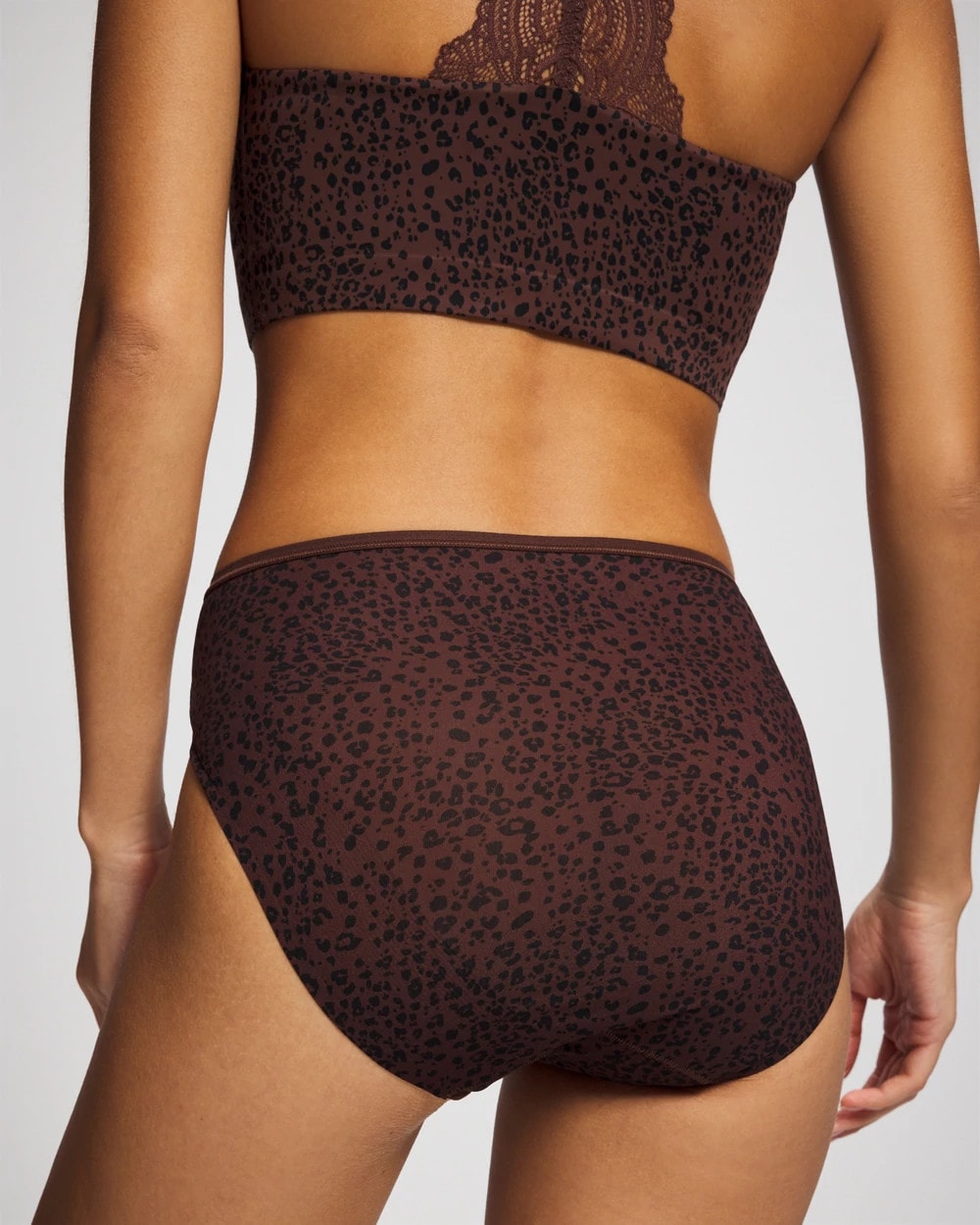 Edge High-Leg Panty - HOT SPOT MOCHA MINI | Soma Women