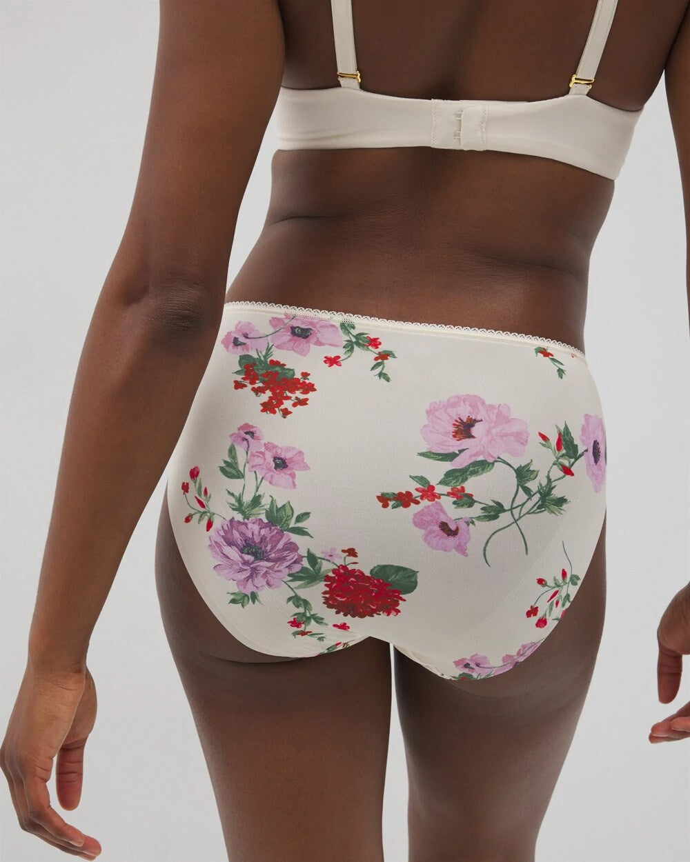Edge High-Leg Panty with Lace - RHAPSODY FLORA M SUGAR | Soma Women