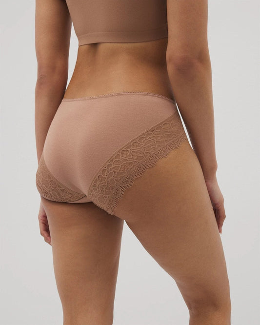 High-Leg Panty with Enchanting Lace - WARM SIENNA | Soma Women