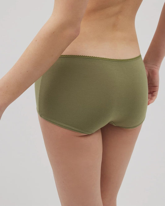 Lace Boyshort Panty - VETIVER GREEN | Soma Women