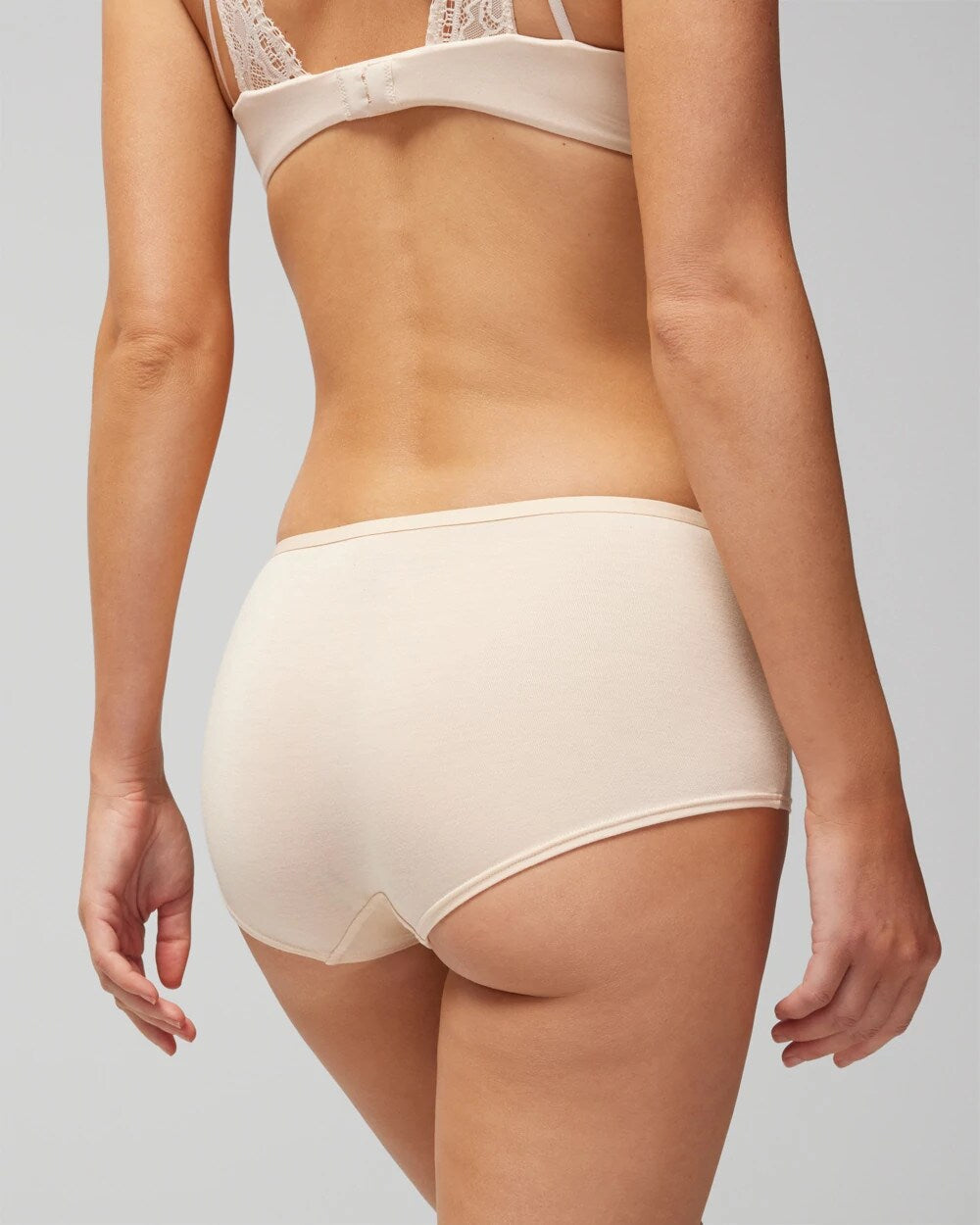 Boyshort Panty with Enchanting Lace - PALE SAND | Soma Women
