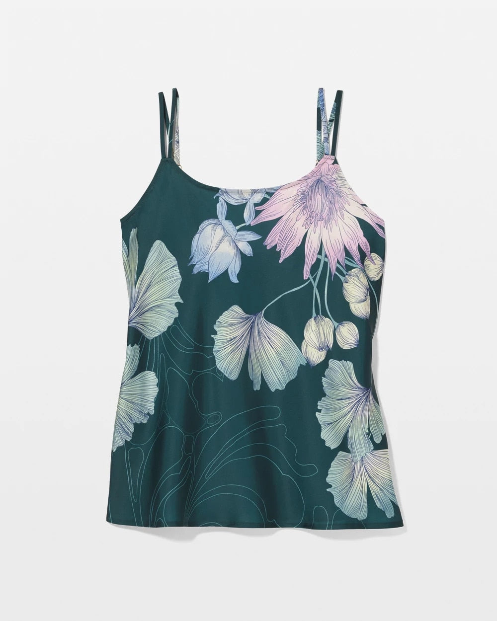 Double Strap Pajama Cami - HAVEN BOTANICAL P DRK SEA | Soma Women