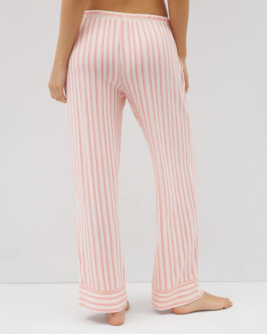 Printed Pajama Pants - SUNNY STRIPES CHAMPAGNE | Soma Women