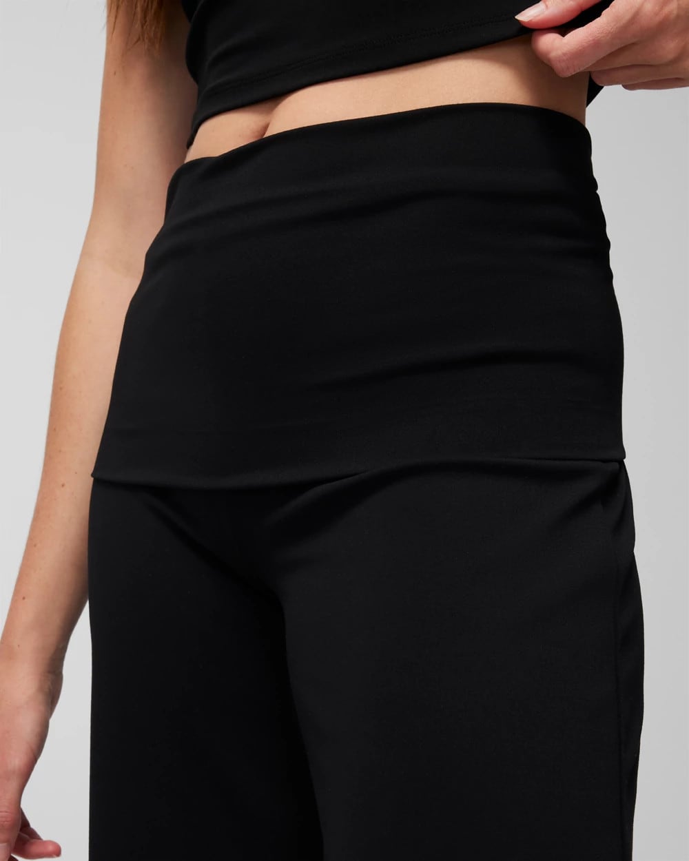 24/7 Fold-Over High-Waisted Bottoms - BLACK | Soma Women