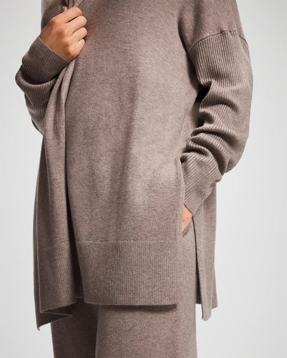 Premier Knit Sweater Wrap - HEATHER FAWN | Soma Women
