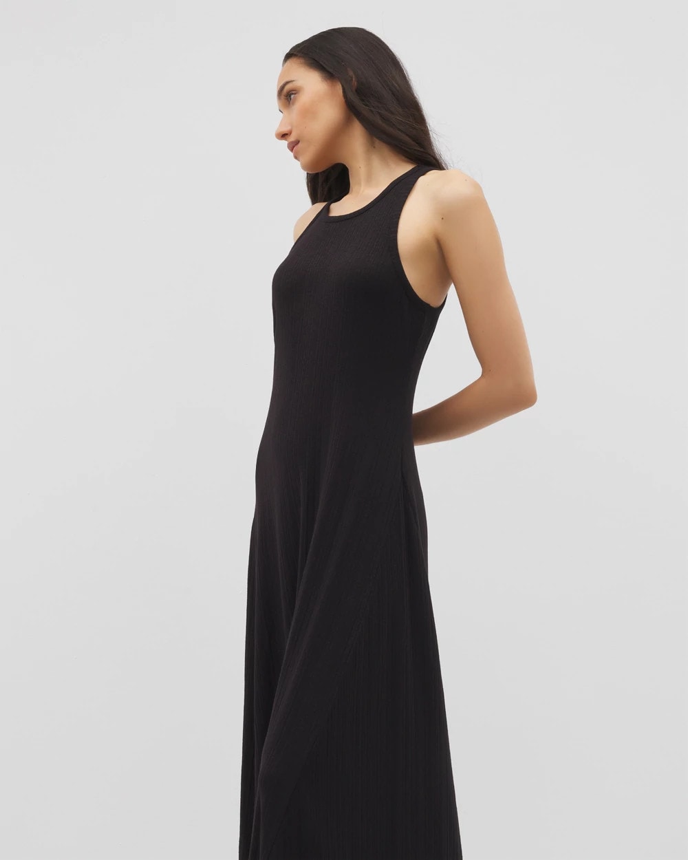 High-Neck Lounge Dress - BLACK | Soma Women