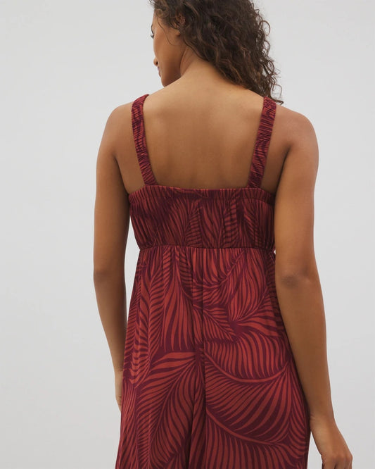 Cabana Midi Bra Dress - PEACEFUL PALMS MID VELVET | Soma Women