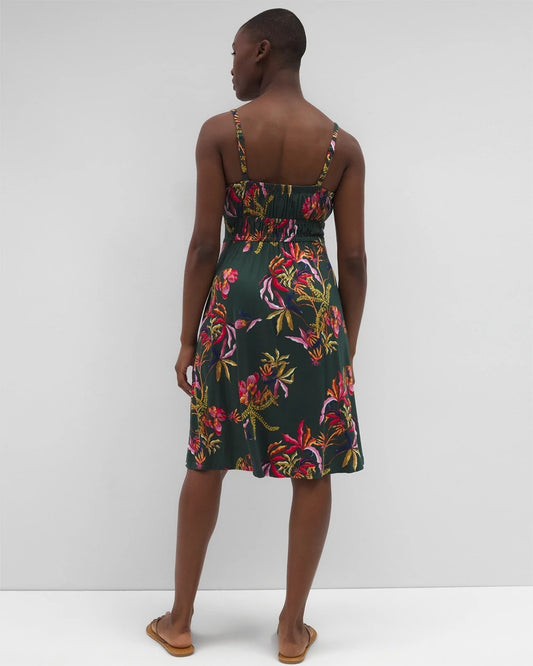 Paradiso Short Bra Dress - SUNRISE FLORA M EMERALD | Soma Women