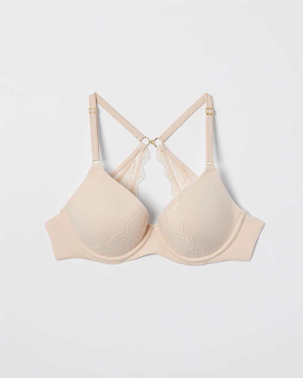 Perfect Coverage Convertible Bra with Lace back - PALE SAND | Soma Women