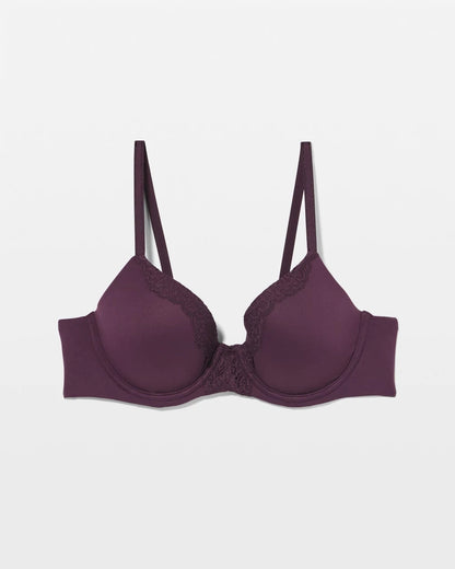 Embraceable Perfect Coverage Bra with Crochet Lace - PLUM PERFECT | Soma Women