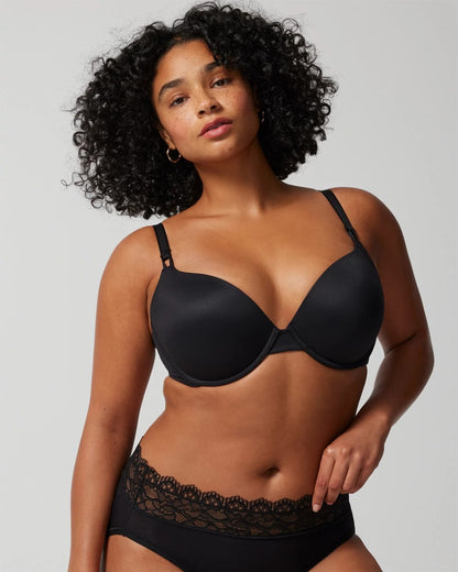 Push-Up Plunge Bra - BLACK | Soma Women