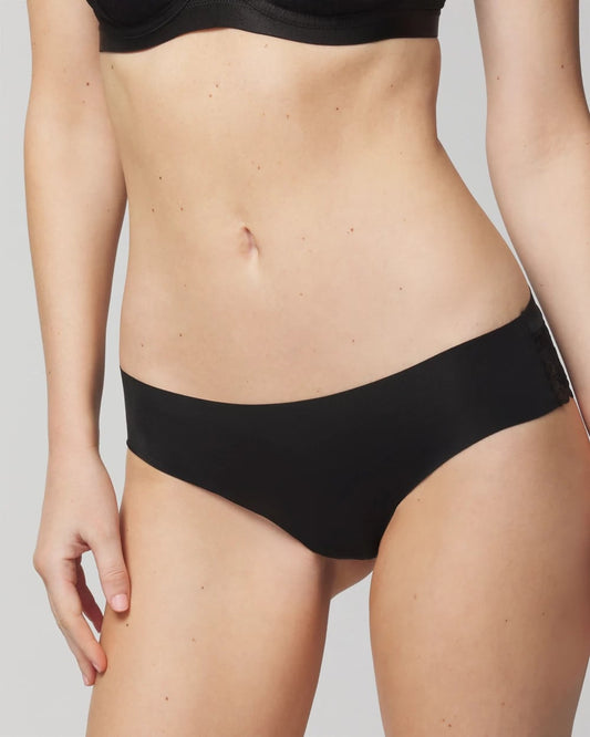 Cheeky Hipster Panty with Lace Back - BLACK | Soma Women