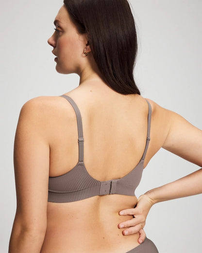 Rib Wireless Bra - DARK TAUPE | Soma Women