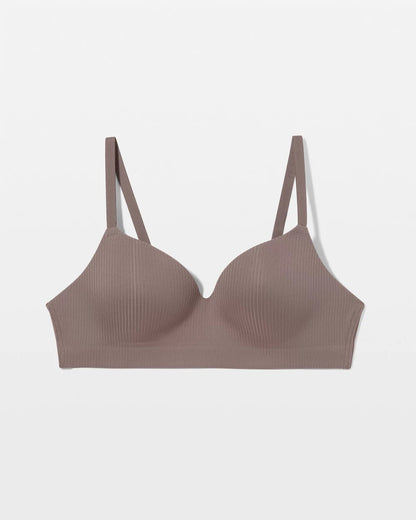 Rib Wireless Bra - DARK TAUPE | Soma Women
