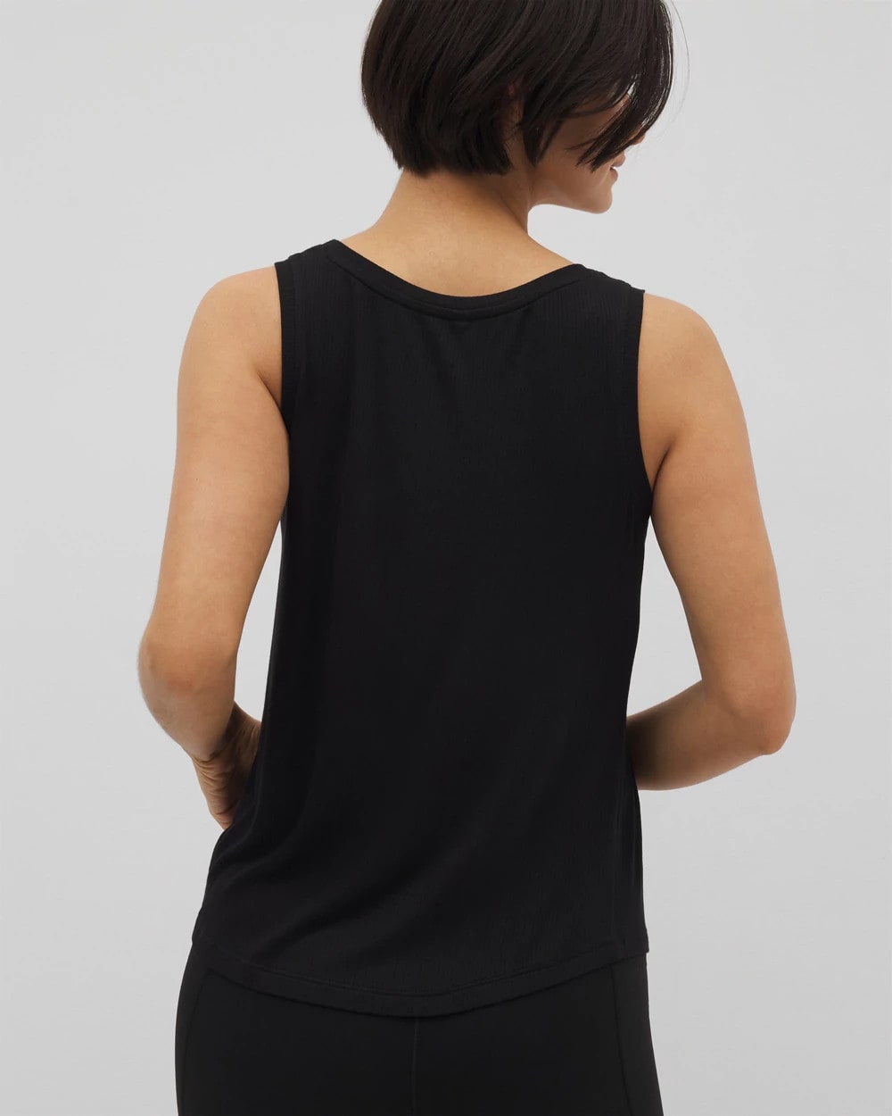 Rib Knit Tank - BLACK | Soma Women