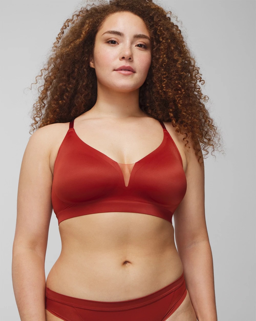 Convertible Bralette with Mesh Trim - SIERRA REDWOOD | Soma Women