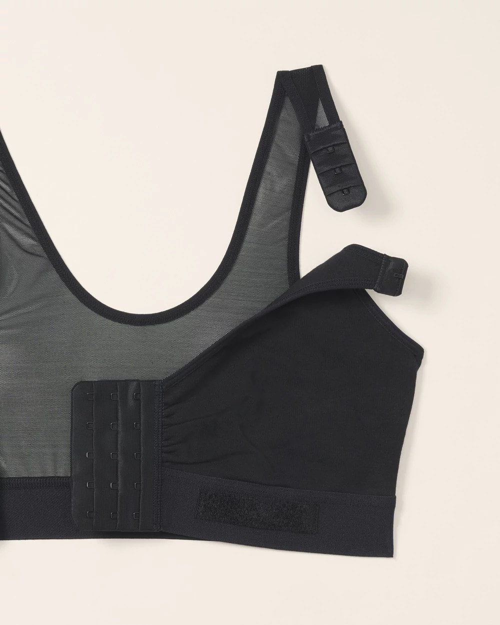Post-Surgical Recovery Bra with Drain Pockets - BLACK | Soma Women