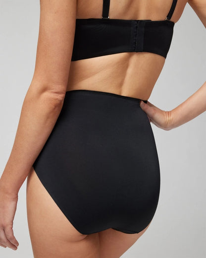 High-Waist Brief Panty - BLACK | Soma Women