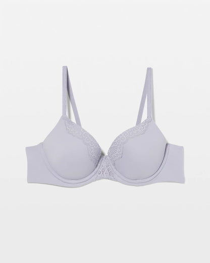 Embraceable Perfect Coverage Bra with Crochet Lace - MOONSTONE | Soma Women