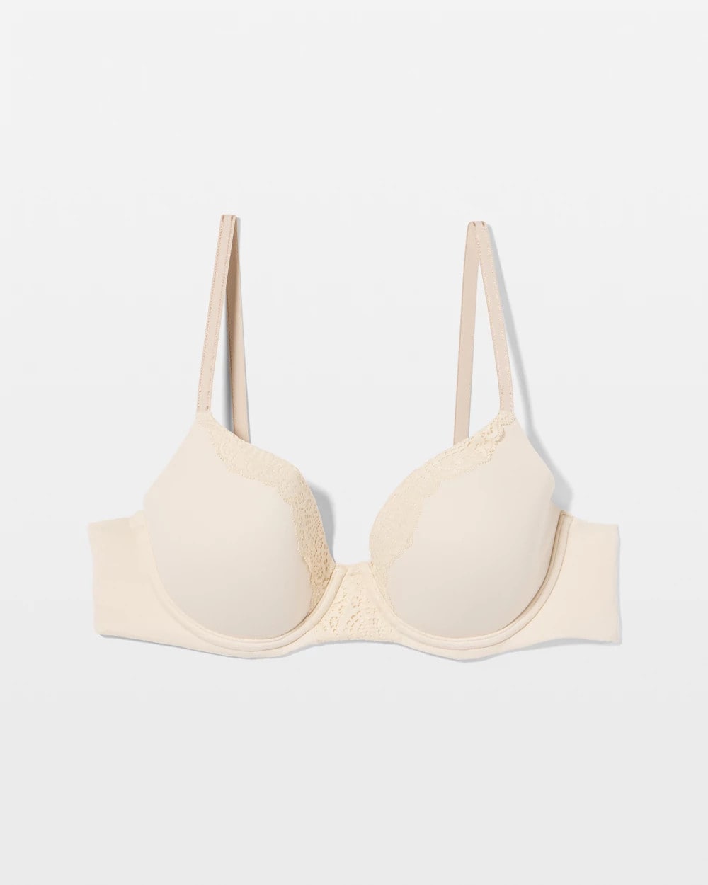 Embraceable Perfect Coverage Bra with Crochet Lace - PALE SAND | Soma Women