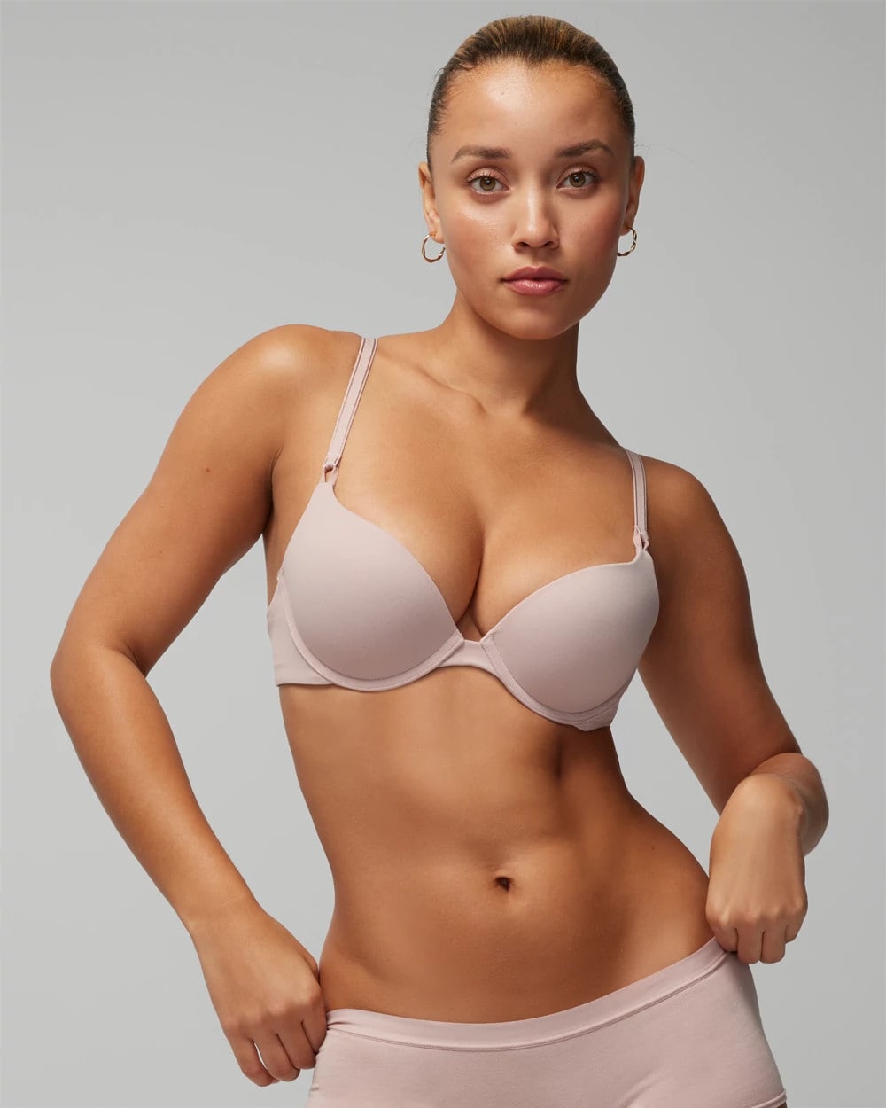 Push-Up Plunge Bra - ADOBE ROSE | Soma Women