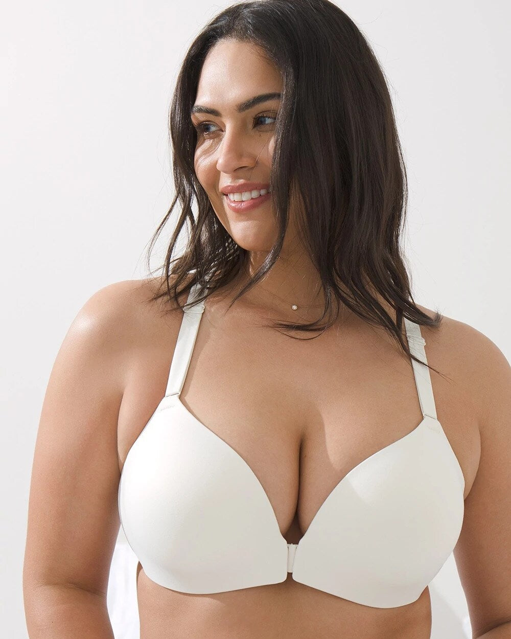 Front-Close Racerback Bra - IVORY | Soma Women