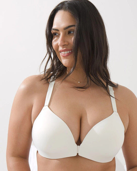 Front-Close Racerback Bra - IVORY | Soma Women
