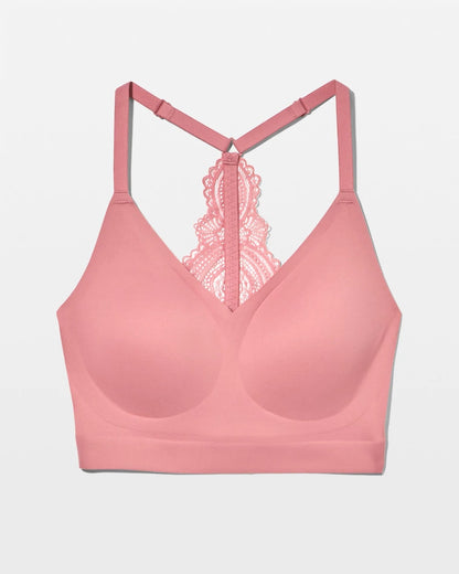 Racerback Bralette with Lace Back - ANTIQUE PINK | Soma Women