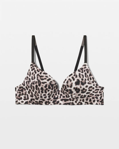 Wireless Push-Up Bra - DIVINE LEOPARD MINI TAUPE | Soma Women