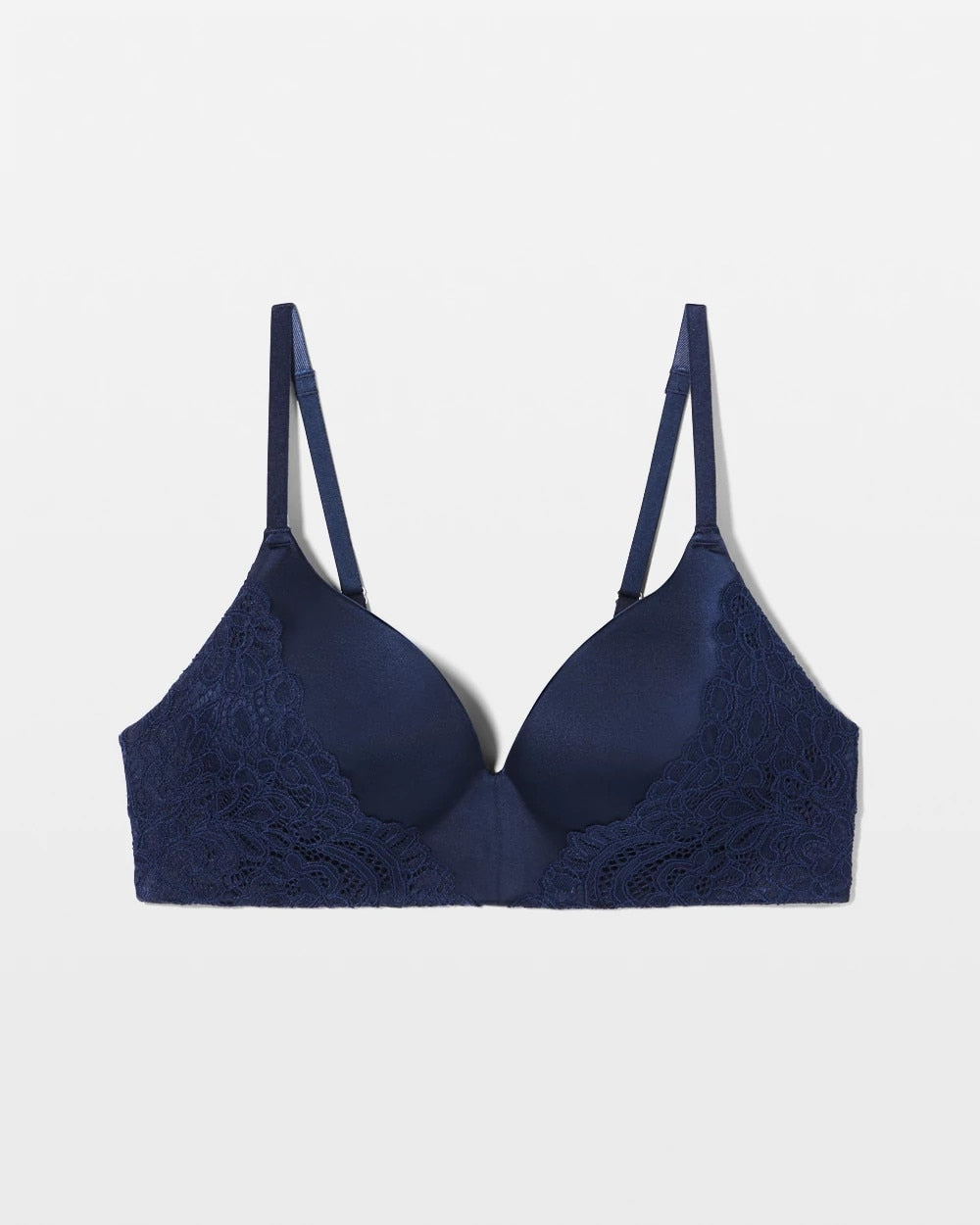 Wireless Lace Push-Up Bra - NIGHTFALL NAVY | Soma Women