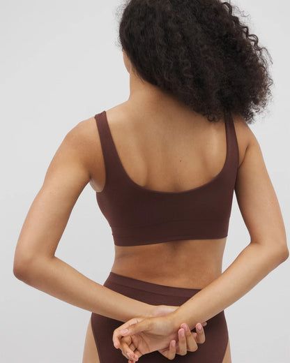 Seamless Rib Bralette - MOCHA | Soma Women