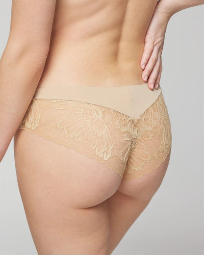 Cheeky Hipster Panty with Lace Back - WARM AMBER | Soma Women