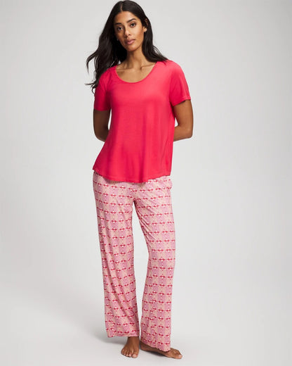 Short Sleeve + Pant Pajama Set - TRUE LOVE HEARTS DESIRE | Soma Women