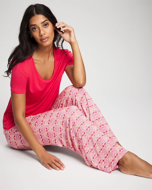 Short Sleeve + Pant Pajama Set - TRUE LOVE HEARTS DESIRE | Soma Women