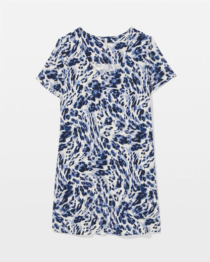Short Sleeve Scoop Neck Sleepshirt - LOVELIEST LEOPARD PARCH M | Soma Women