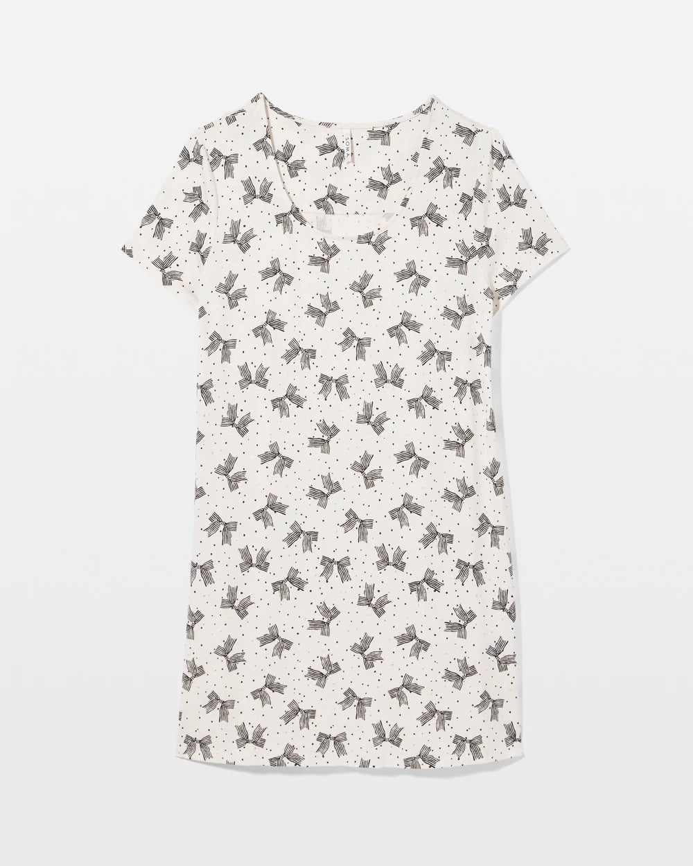 Short Sleeve Scoop Neck Sleepshirt - THATS A WRAP CHAMP MICRO | Soma Women