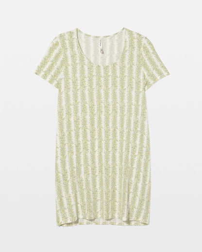 Short Sleeve Scoop Neck Sleepshirt - CHILL STRIPE CHAMPAGNE | Soma Women