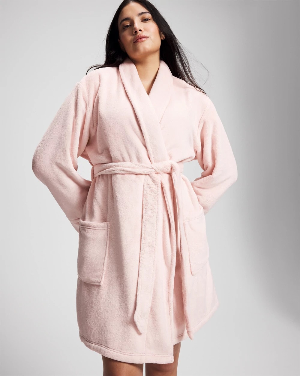 Plush Short Robe - PRETTY PINK | Soma Women