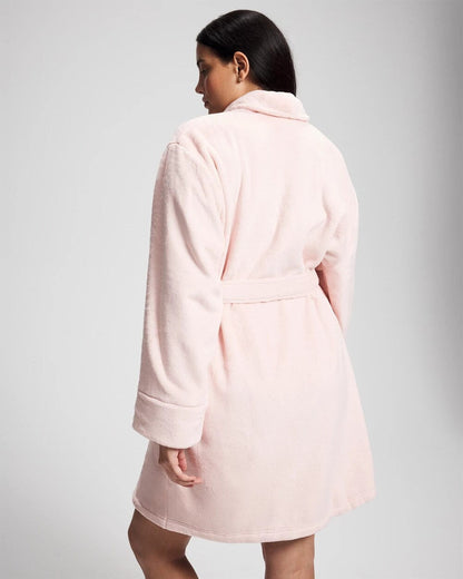 Plush Short Robe - PRETTY PINK | Soma Women