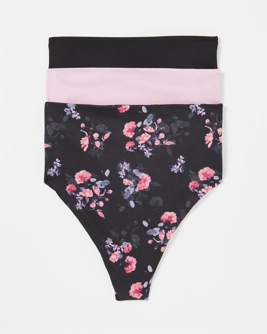 High-Waist Thong Panty 3 Pack - AMETHYST BLUSH MULTIPACK | Soma Women