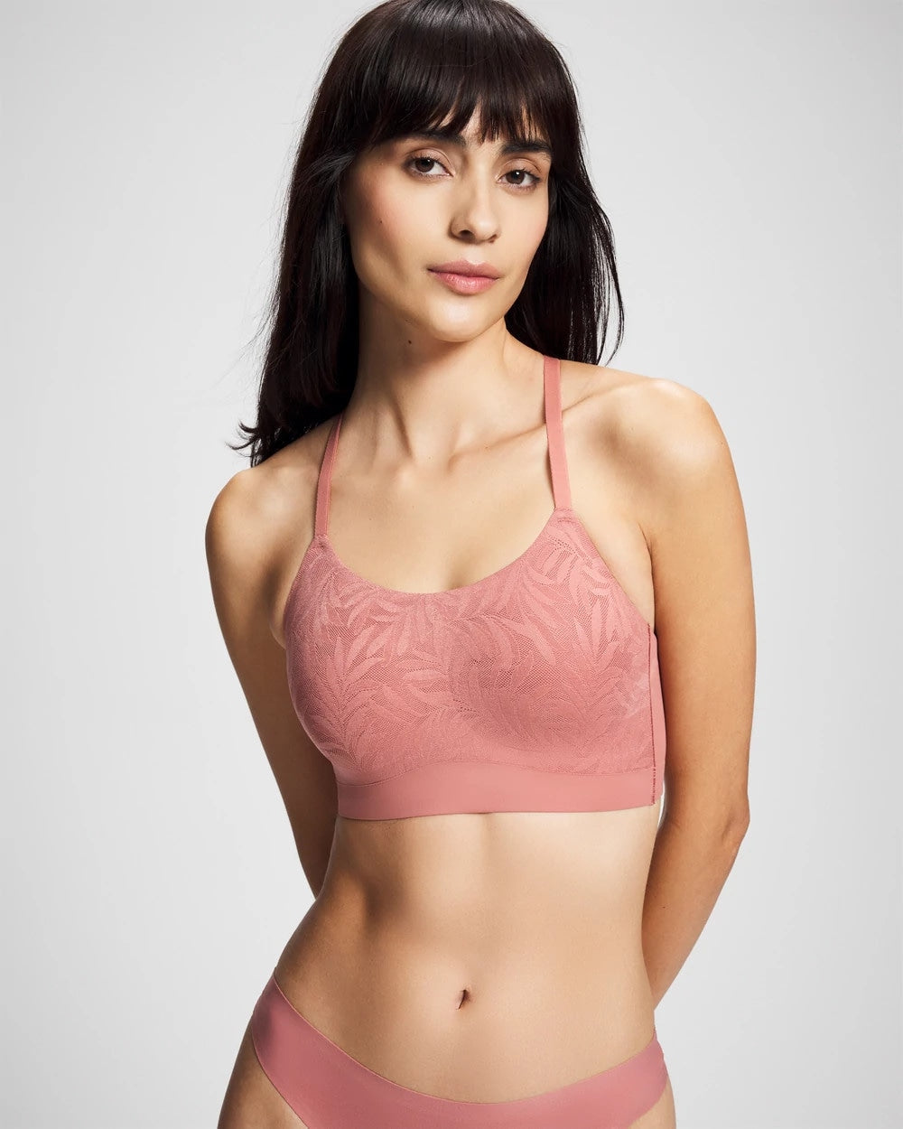 Lace Adjustable Bralette - CLAY ROSE | Soma Women