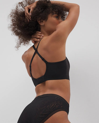 Lace Adjustable Bralette - BLACK | Soma Women