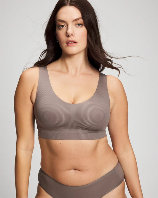 Rib Bralette - DARK TAUPE | Soma Women