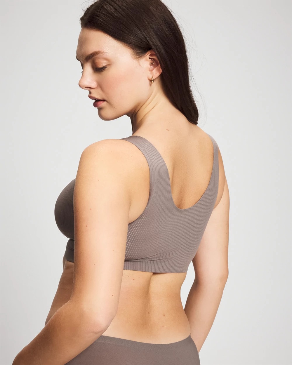 Rib Bralette - DARK TAUPE | Soma Women